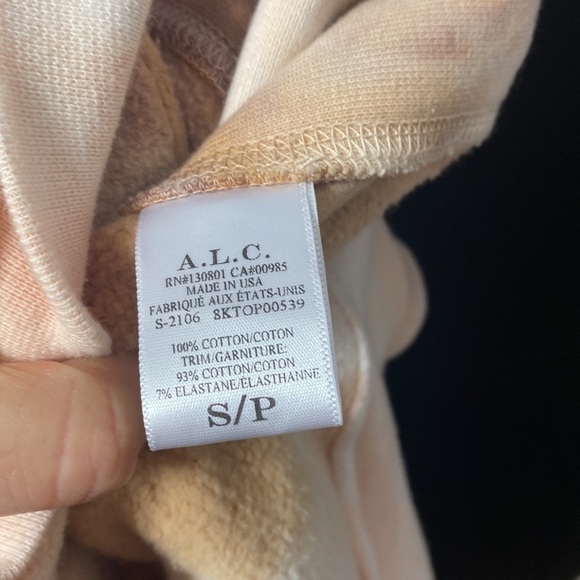 NWOT - A.L.C. Sonia Tie-Dyed Sweatshirt Size Small - Picture 5 of 5